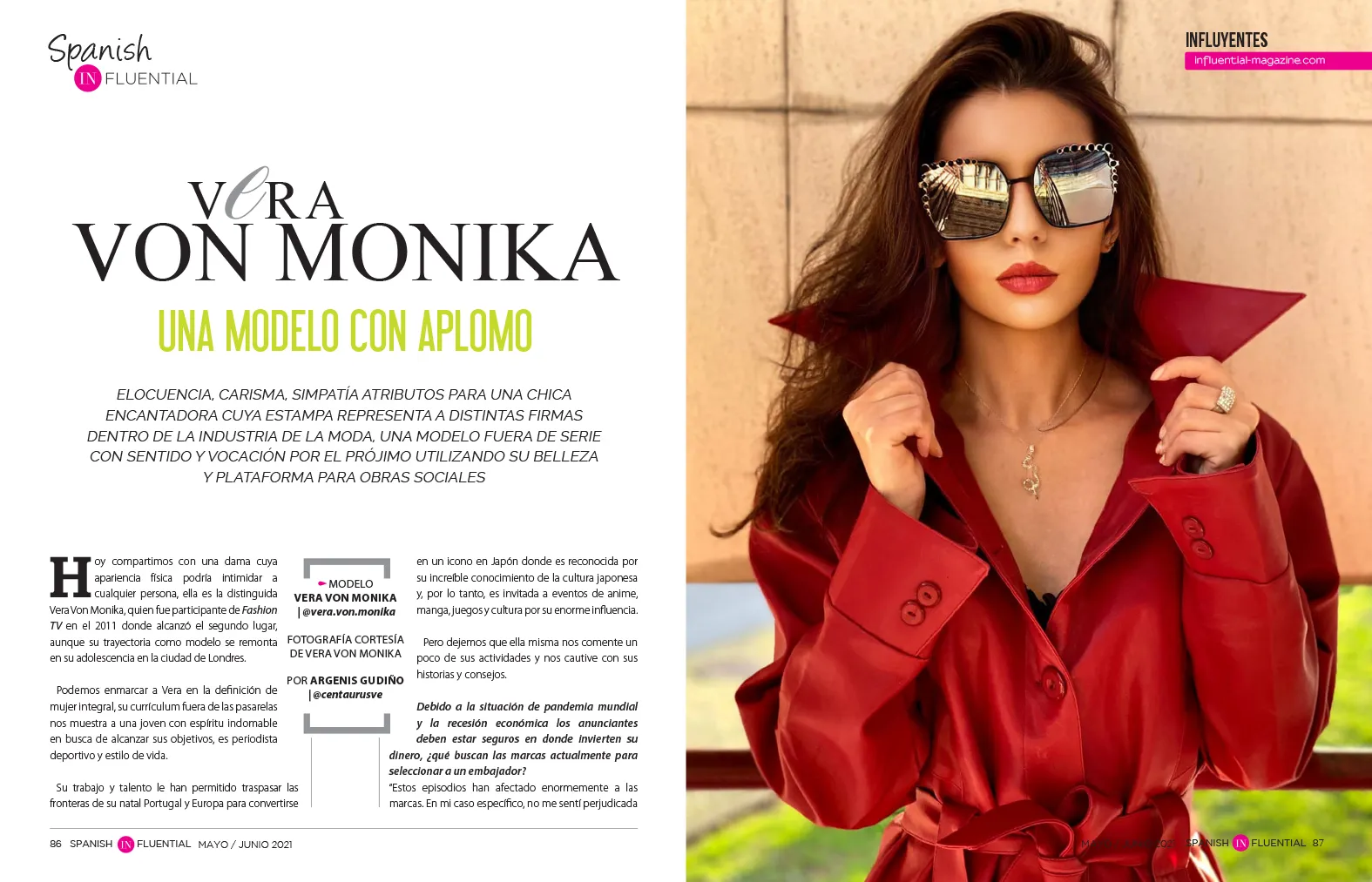 SPANISH INFLUENTIAL Magazine (6-page feature)